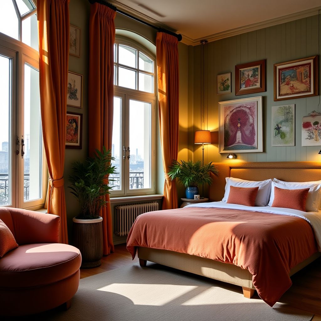 Stylish boutique hotel with unique design